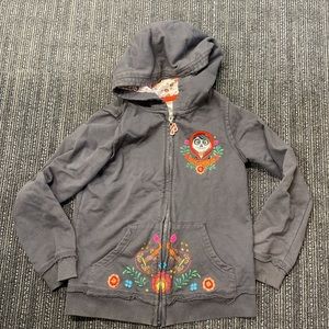 Disney Pixar Coco zip up hoodie 7/8